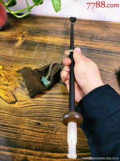 偶得清末民初时期老烟袋一套,年代感十足,和田玉烟嘴,玛瑙烟档铜烟锅