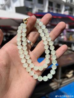 刘姨【和田玉】白冰起猫项链