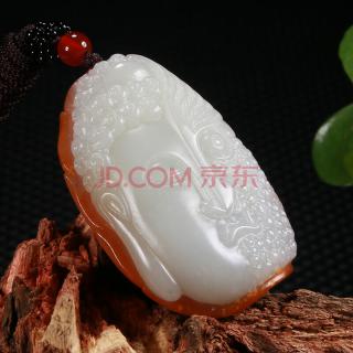 和田玉白玉挂件 一念之间 49.0560g