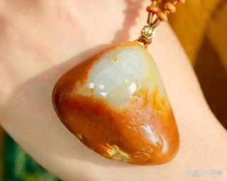 无皮色不籽料!和田玉五大经典皮色王!